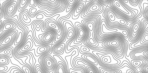 Aufkleber - Topographic map background with geographic line map with elevation assignments.Modern design with White topographic wavy pattern design. Paper Texture Imitation of a Geographical map shades .
