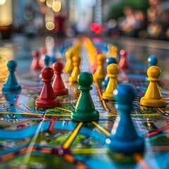 Poster - Strategic Supply Chain Management Board Game A Comprehensive Business Simulation for Optimizing Logistics and
