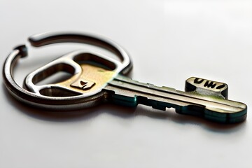 Keys, isolated on white background