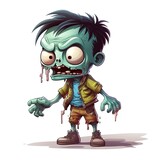 Fototapeta Do pokoju - Słodki mały zombie