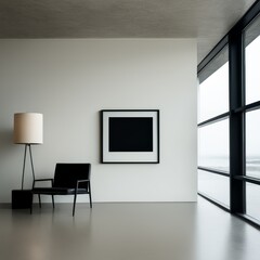 Canvas Print - modern living room interior