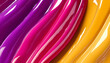 © TomWindeknecht - Glossy purple pink yellow lip gloss paint texture cosmetic makeup background