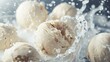 Coffee cold nutritional delectable ice cream setups feature almond scoop treats in delicious ice cream cups, enhanced by flavored scoop treats in frozen delicacy dessert setups.