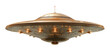 © Iryna - UFO flying ship. Flying saucer isolated transparent background
