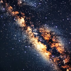 milky way in space.