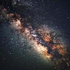 milky way in space.