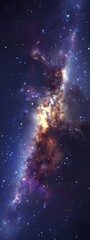 milky way in space.