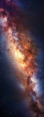 milky way in space.