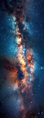 milky way in space.