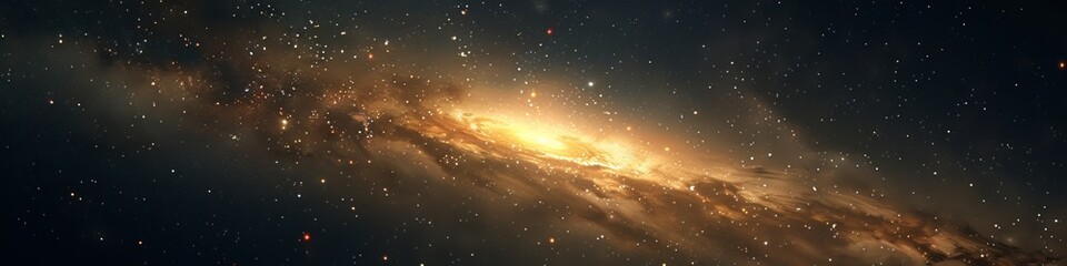 milky way in space.
