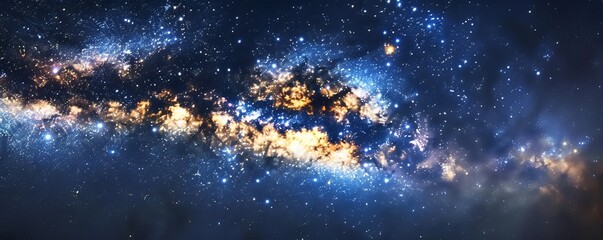 milky way in space.