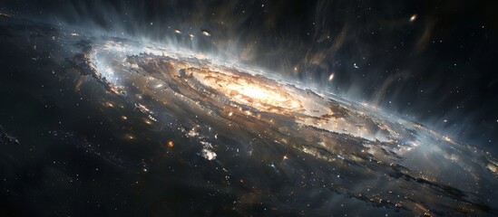 milky way in space.