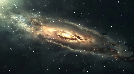 milky way in space.