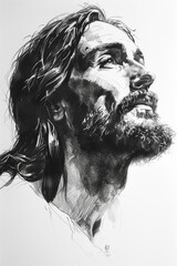Wall Mural - Jesus Christ portrait