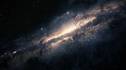 milky way in space.
