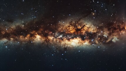 milky way in space.