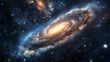 milky way in space.