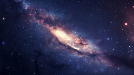 milky way in space.