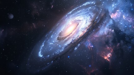 milky way in space.