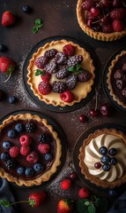 Wall Mural - cake with berries