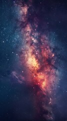 milky way in space.