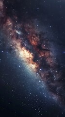 milky way in space.