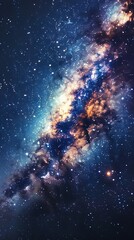 milky way in space.