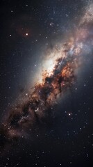 milky way in space.
