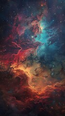 milky way in space.