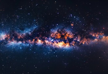 milky way in space.