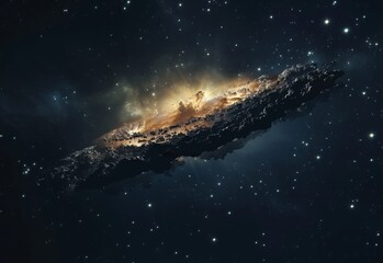 milky way in space.