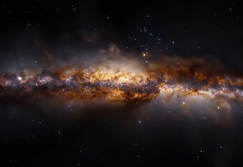 milky way in space.