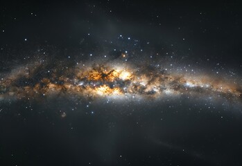 milky way in space.