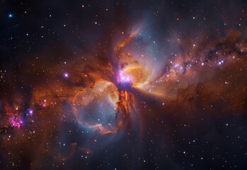 milky way in space.