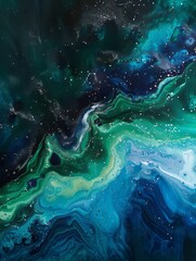 milky way in space.