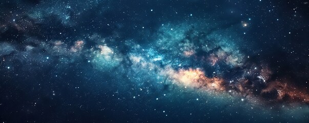 milky way in space.