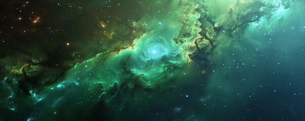 milky way in space.
