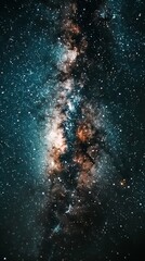 milky way in space.