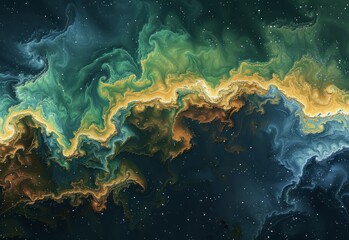 milky way in space.