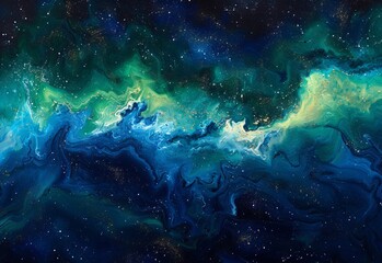 milky way in space.