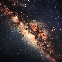 milky way in space.