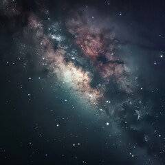milky way in space.