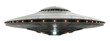 © Iryna - Flying saucer UFO isolated on a white transparent background. Spaceship alien guest
