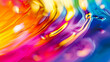 © VISUAL BACKGROUND - A colorful abstract background with water drops.