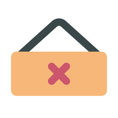 Sticker - closed icon