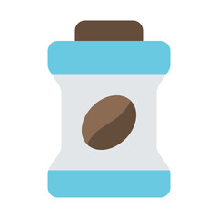 Wall Mural - coffee jar icon