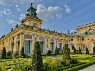 Wall Mural - The royal Wilanow Palace in Warsaw, Poland.