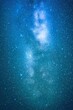 Night starry sky. Space blue background. Milky Way, stars and nebula
