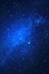 Sticker - night starry sky. space blue background. milky way, stars and nebula