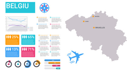  Belgium INFOGRAPHIC MAP
